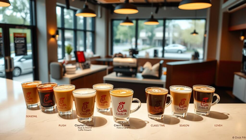 chick-fil-a coffee flavors
