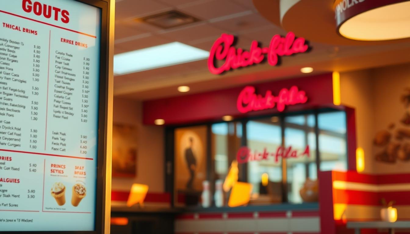 chick-fil-a drinks menu