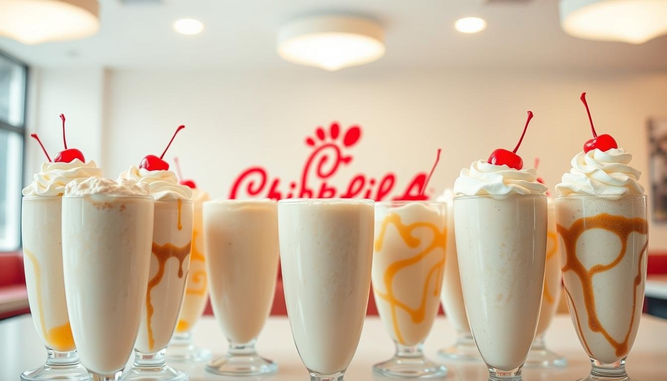 chick fil a menu shakes