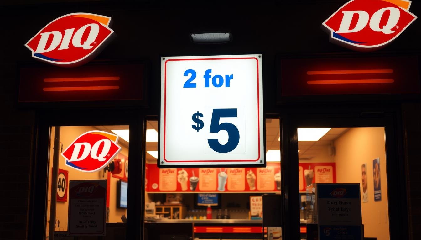 dairy queen 2 for $5 menu