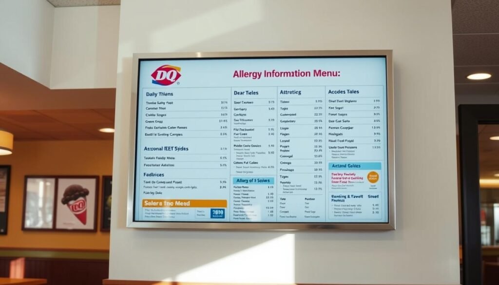 dairy queen allergy information