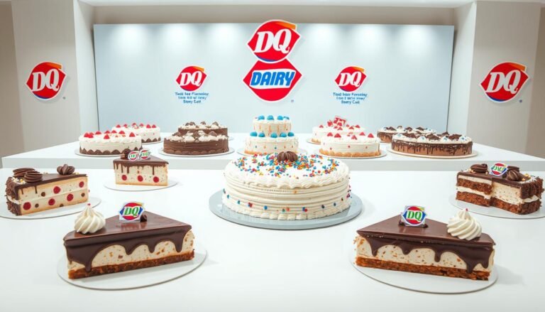 dairy queen ice cream cake menu
