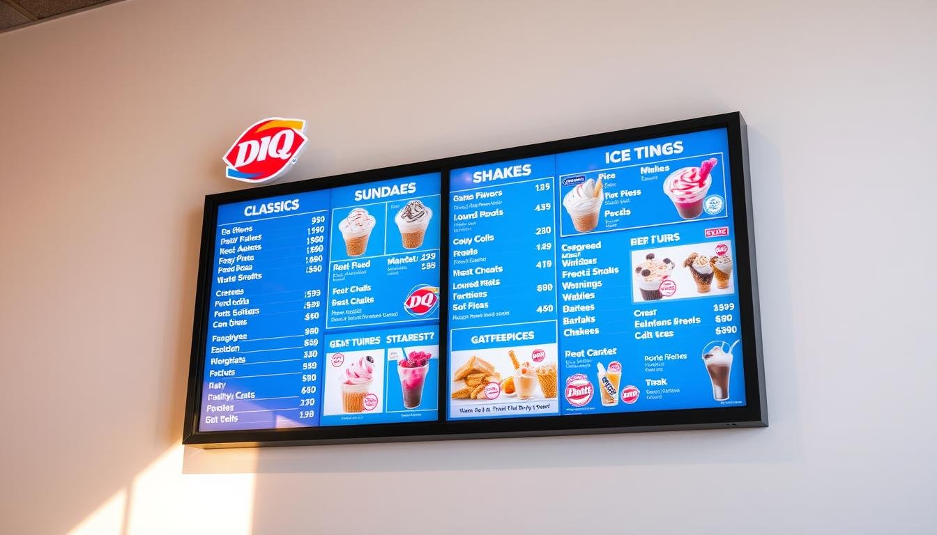 dairy queen ice cream menu with prices