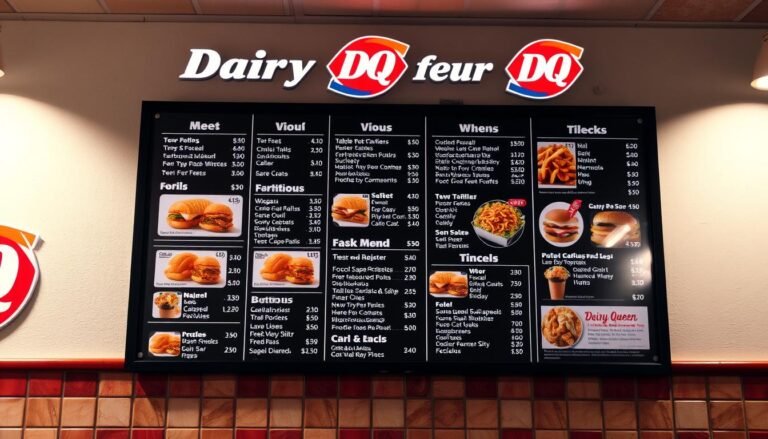 dairy queen menu with prices