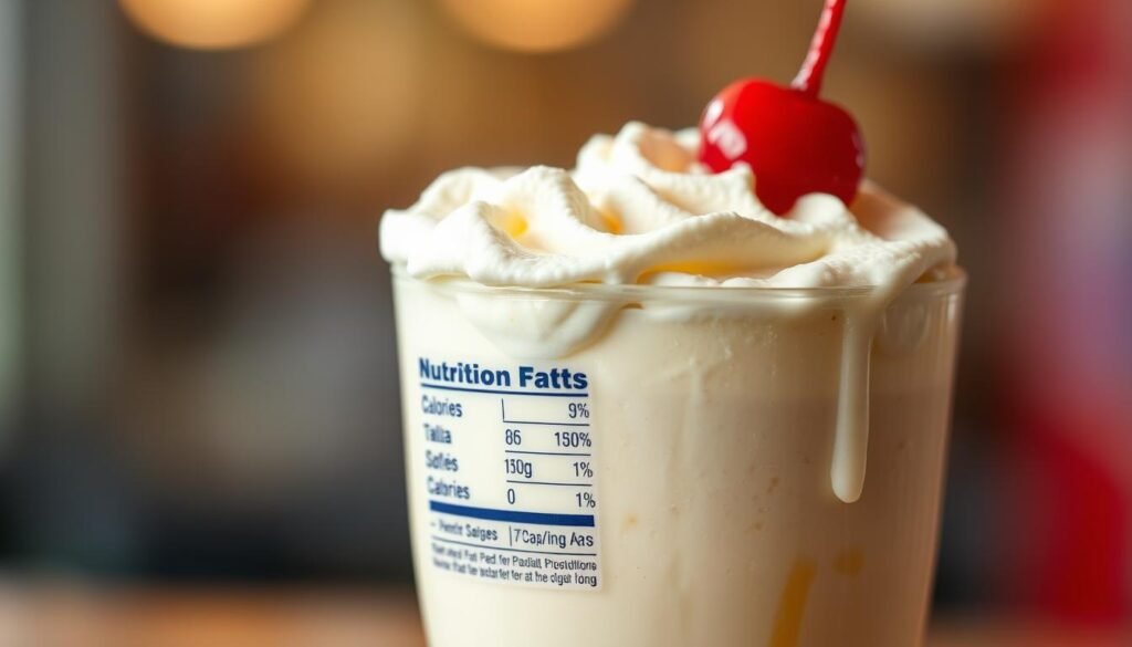 dairy queen milkshake nutrition