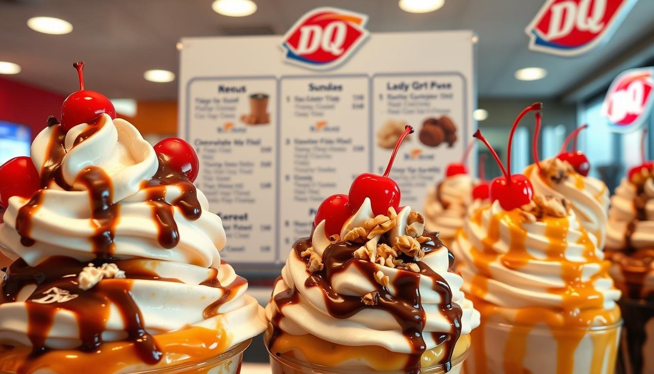 dairy queen sundae menu