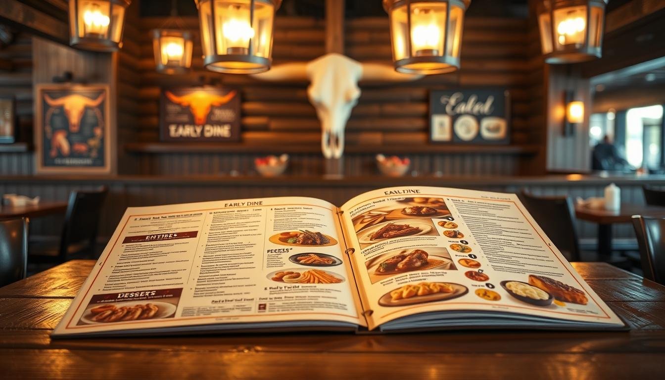 texas roadhouse early dine menu